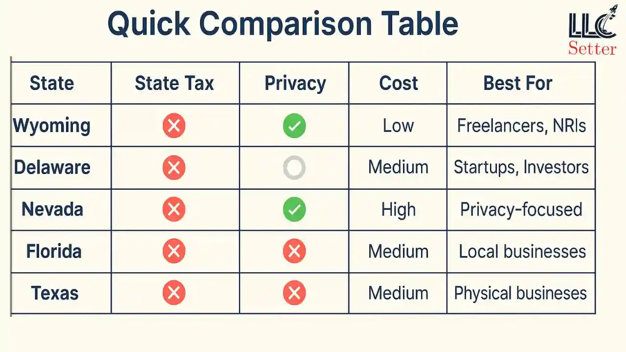 best states for LLC