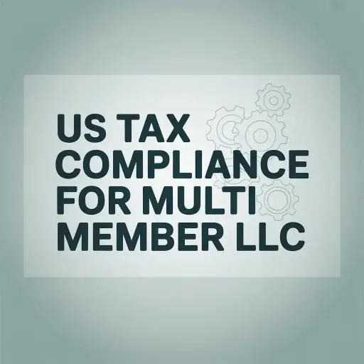 Tax Compliance For Non-US Resident Multi Member LLC
